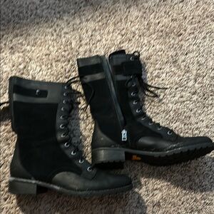 Timberland Mid Calf Lace Up Boots